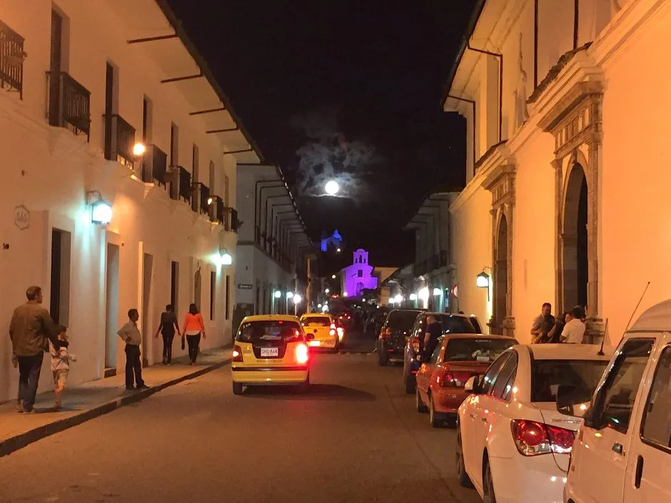 Passing through Popayan